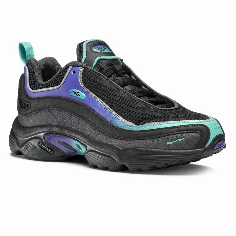 Tenisi Reebok Daytona Dmx Mu Dama Negrii/Turcoaz/Violet/Argintii Romania WF5746OY